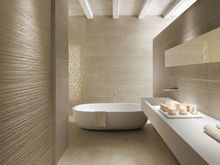 Carrelage Salle De Bain Beige Et Taupe