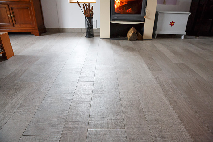 Carrelage comme parquet