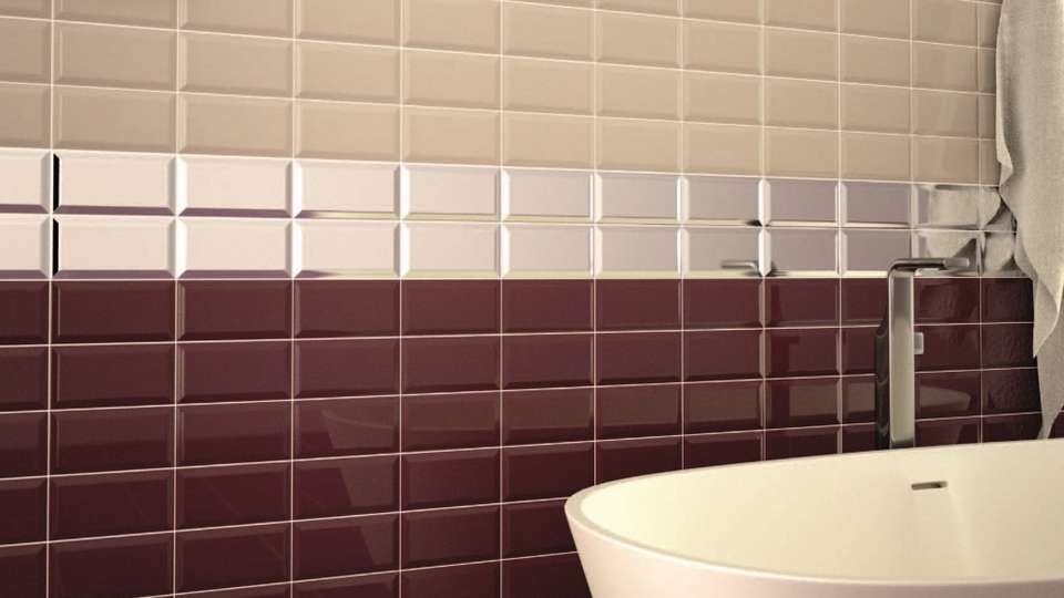 Carrelage metro beige