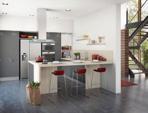 Cuisine hygena city grise