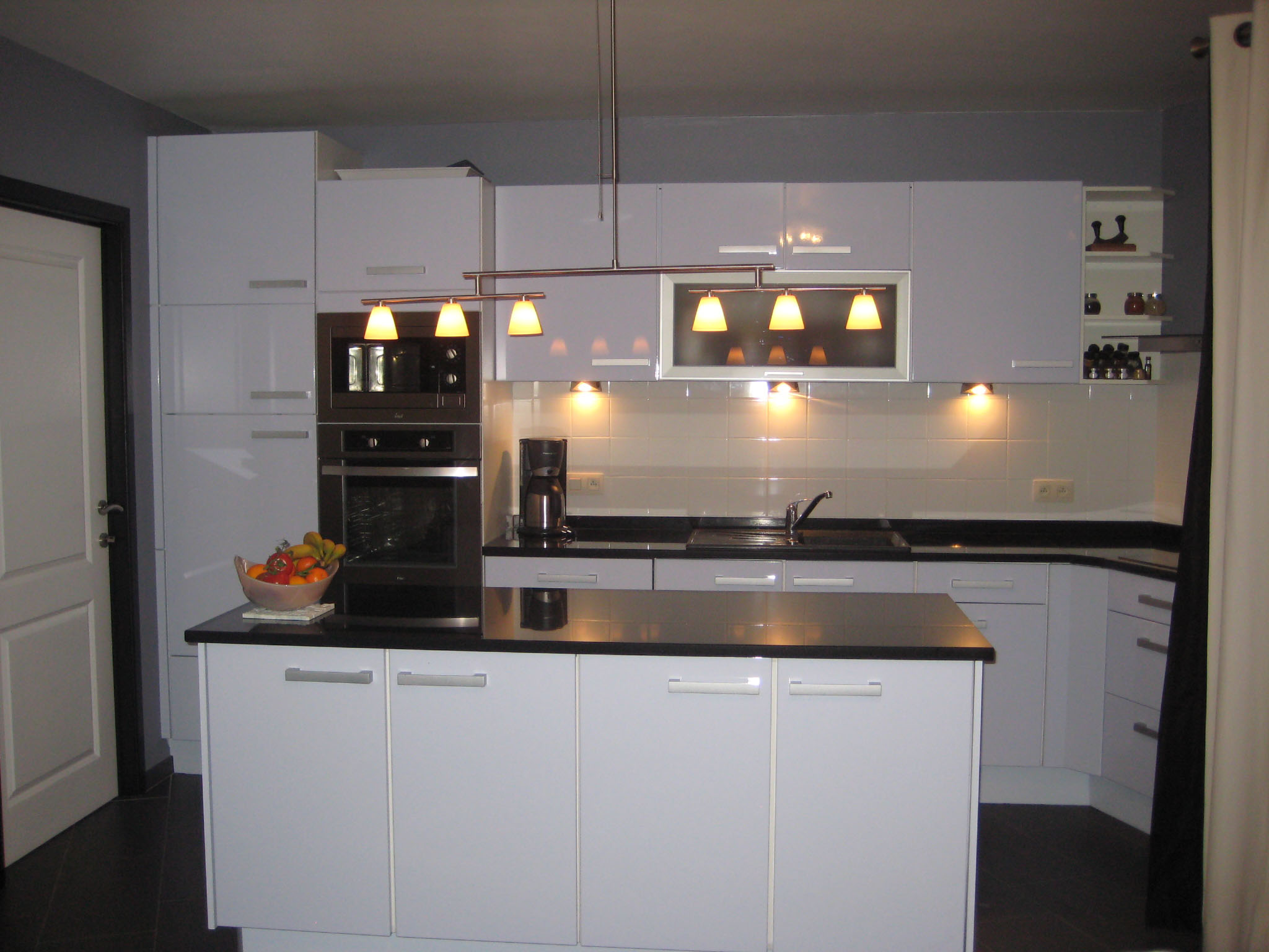 Plan de la cuisine moderne