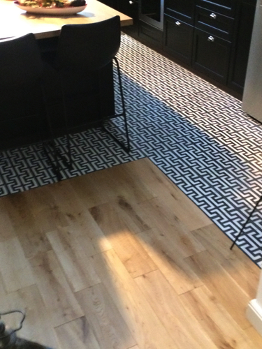Jonction carrelage parquet salle de bain