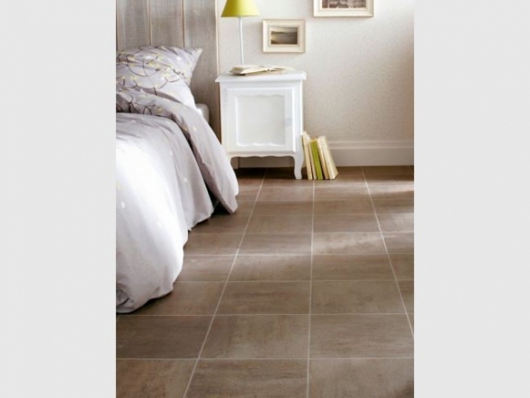 Sol vinyle cuisine imitation carrelage