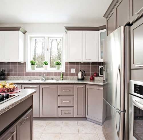 Portes d'armoire de cuisine comment les rénover