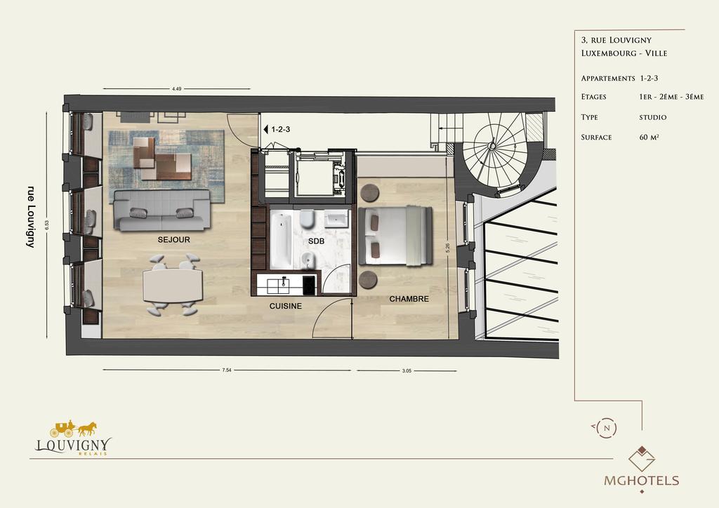 Plan cuisine d'hotel