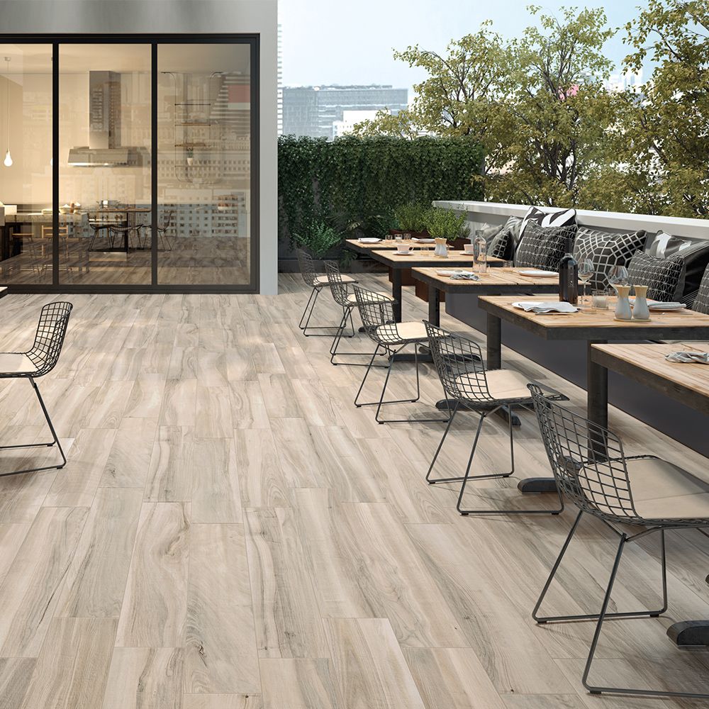 Carrelage imitation parquet chalet
