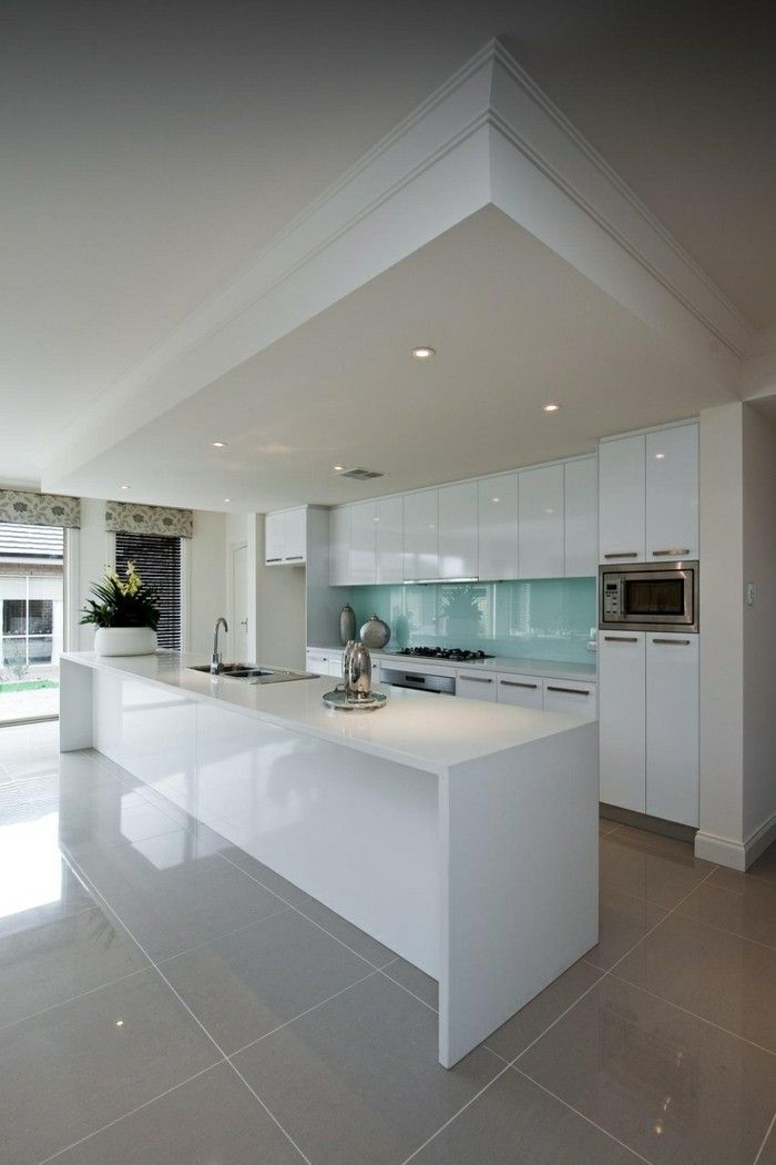 Carrelage ecru brillant