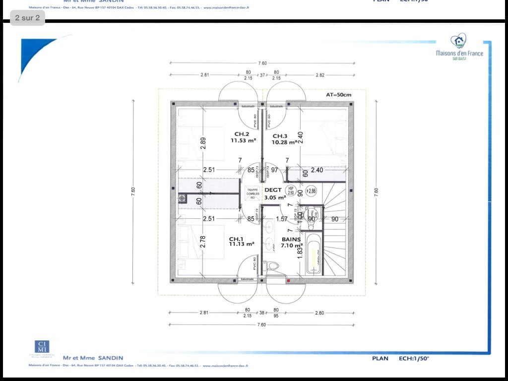 Plan maison cuisine americaine