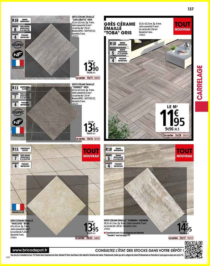 Carrelage brico depot nantes