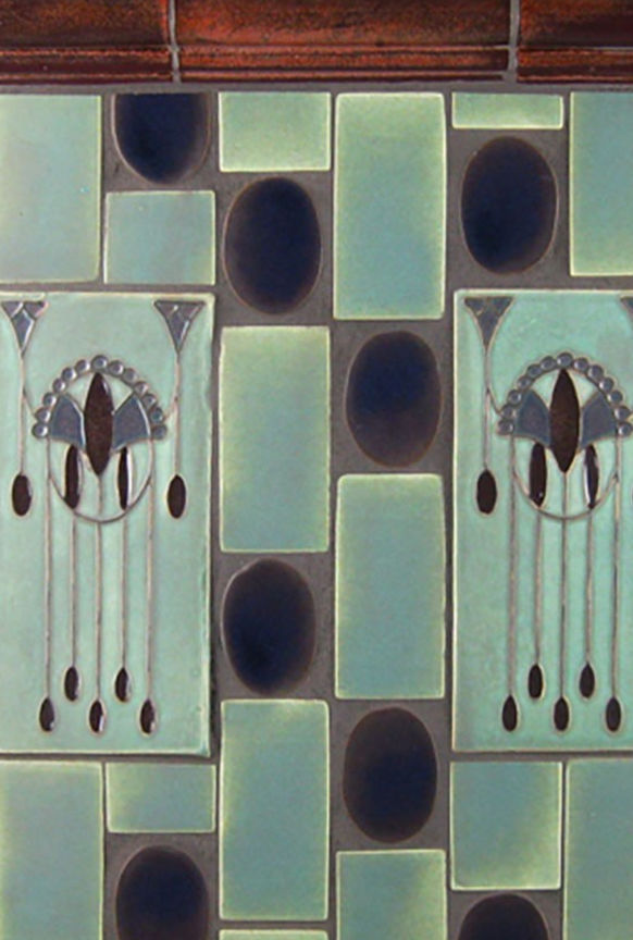 Carrelage motif art déco
