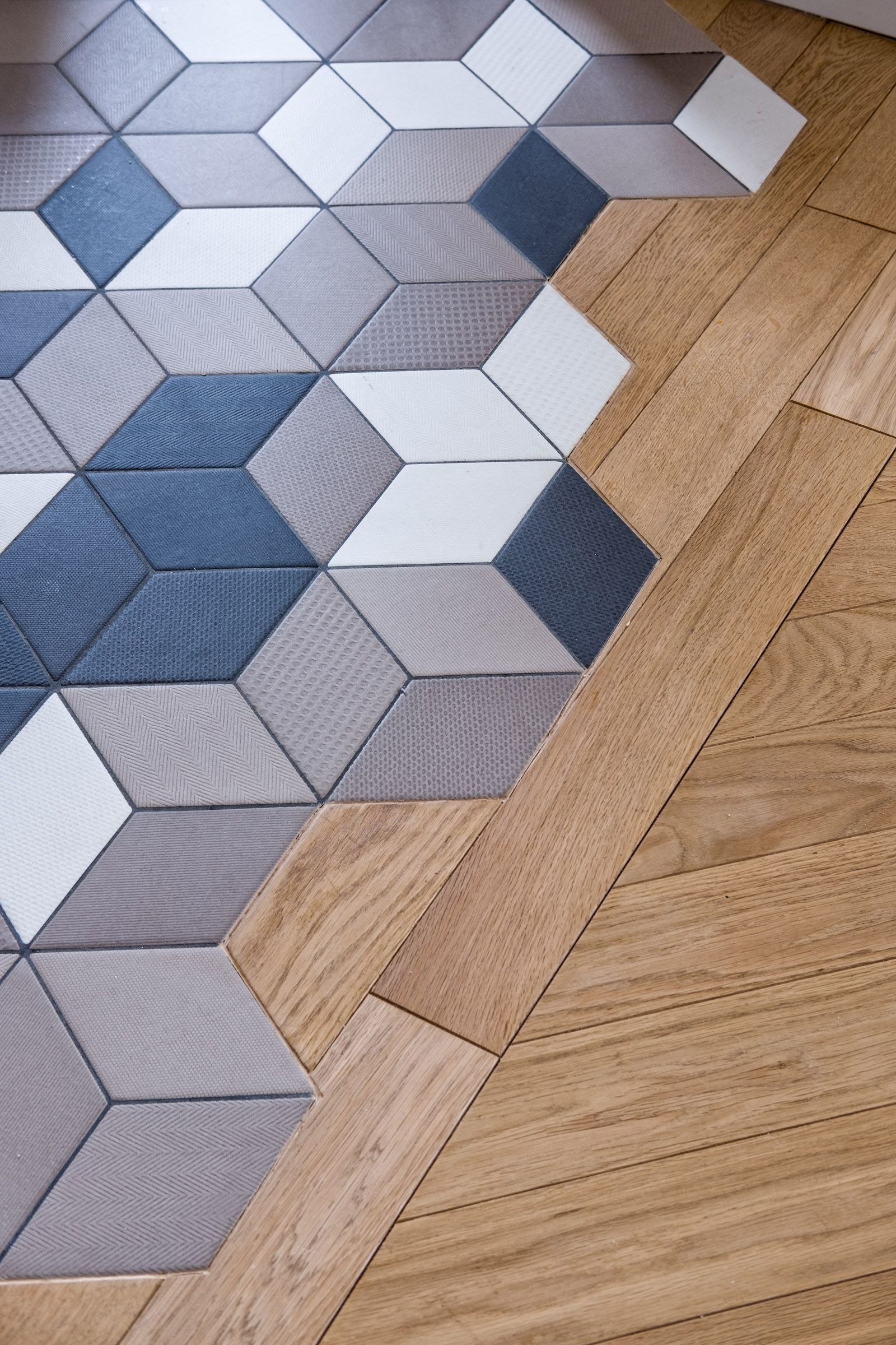 Carrelage sur parquet