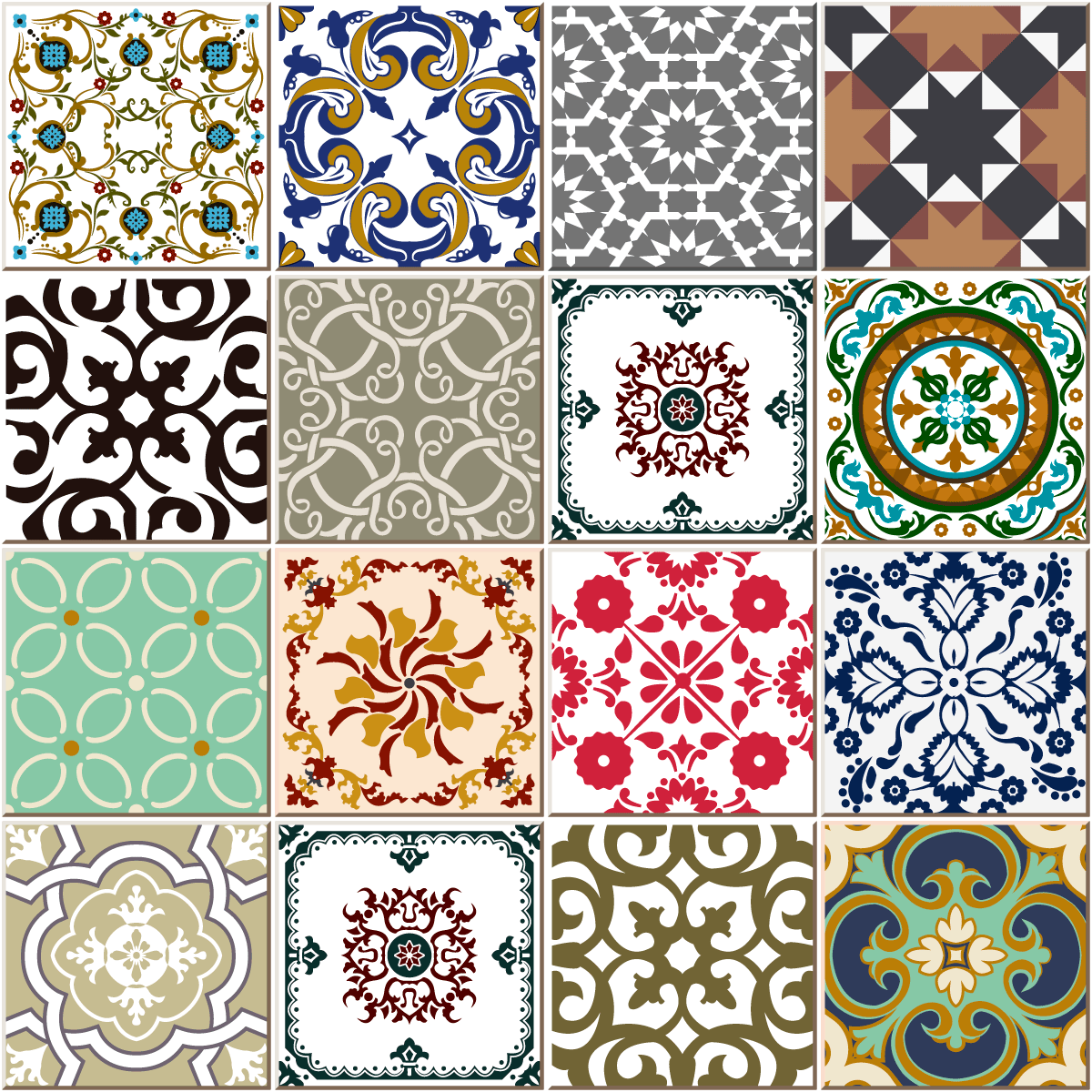 Carrelage type azulejos