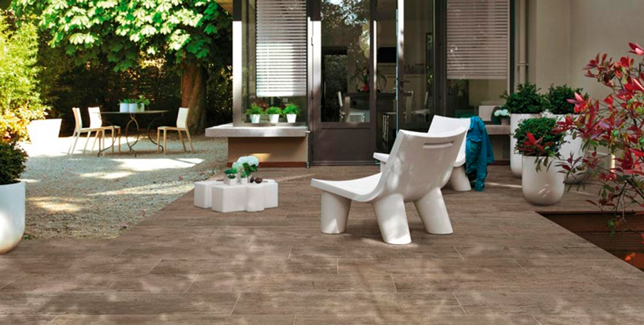 Carrelage exterieur en hiver