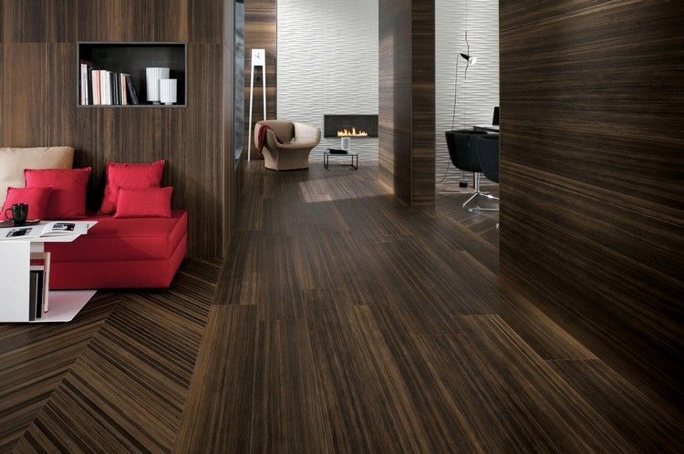 Carrelage imitation parquet blanc salle de bain