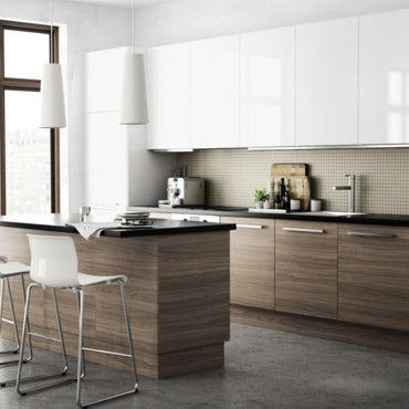 Cuisine ikea faktum bouleau