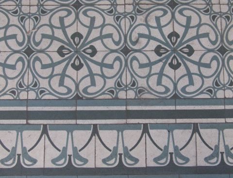Carrelage art nouveau belgique