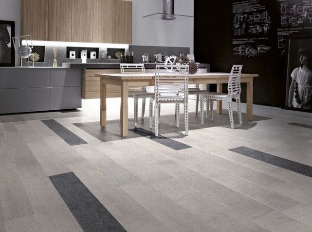 Carrelage parquet chene blanchi