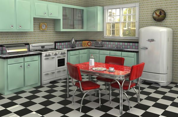 Deco de cuisine vintage