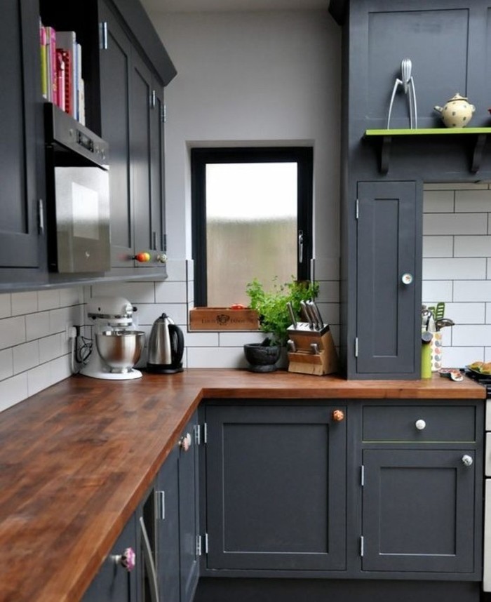 Idee peinture cuisine meuble blanc