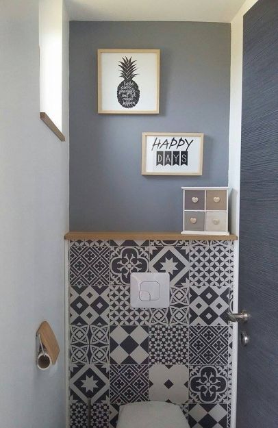 Carrelage wc vintage