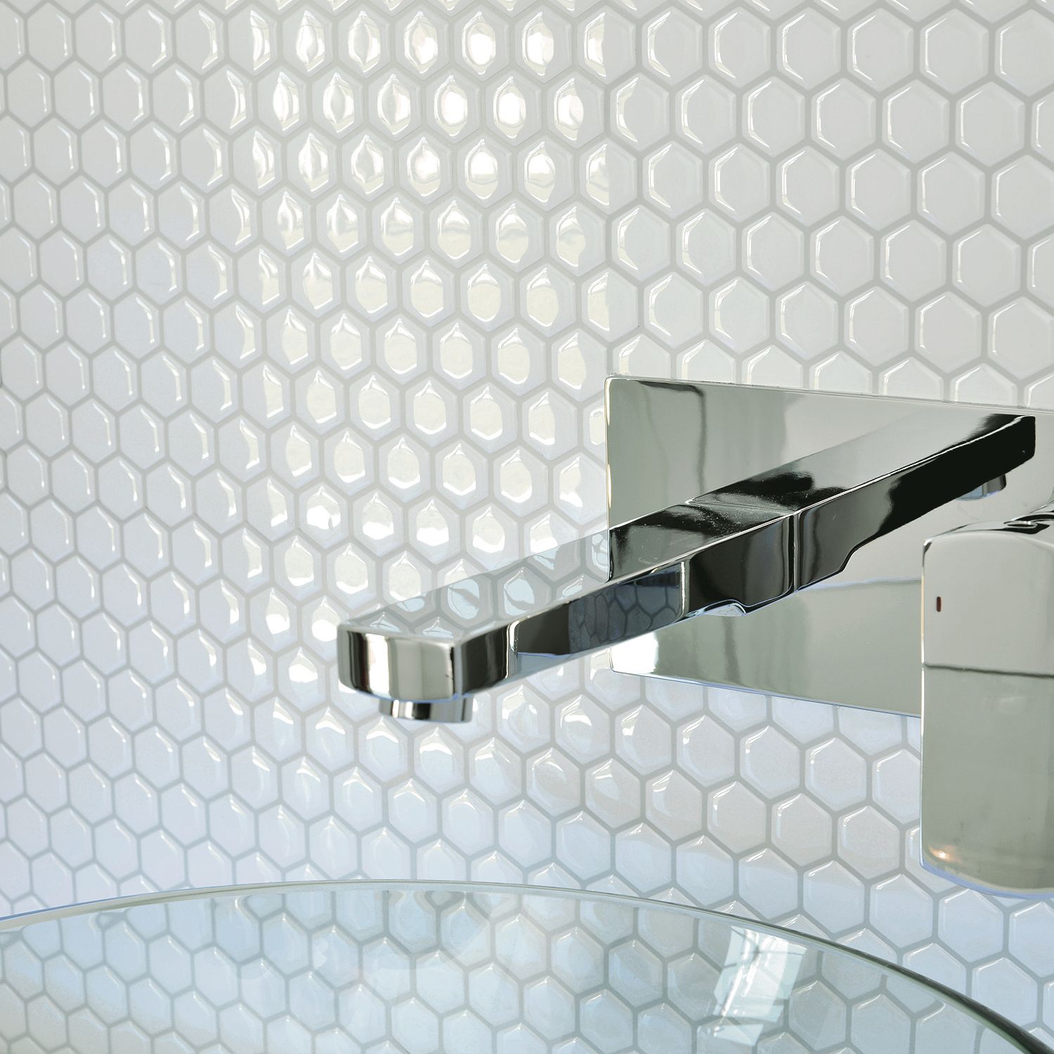 Carrelage adhésif de salle de bain