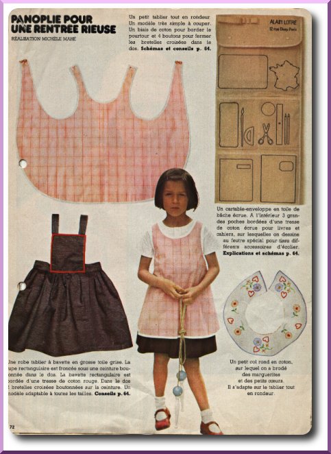 Tuto tablier petite fille