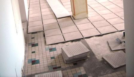 Carrelage à coller sur ancien carrelage
