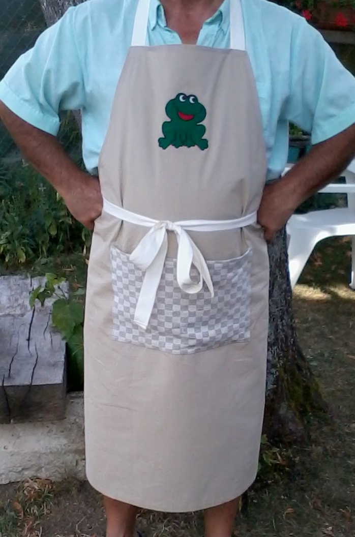 Patron tablier cuisine pour homme