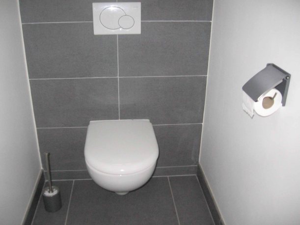 Carrelage imitation parquet toilette