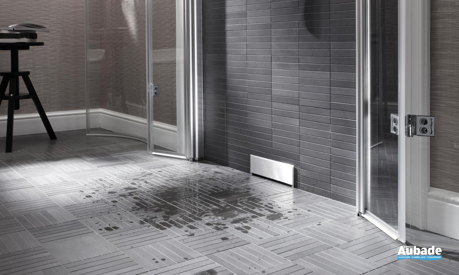 Carrelage ardoise mural