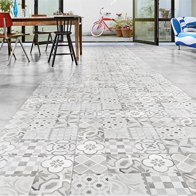 Carrelage gatsby gris