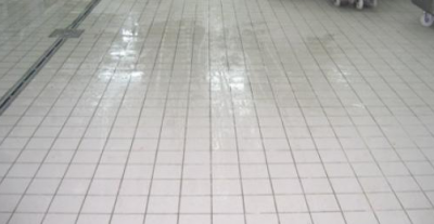 Carrelage antidérapant alimentaire