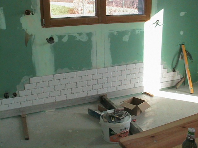 Carrelage metro avec joint