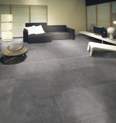 Carrelage gris cendre