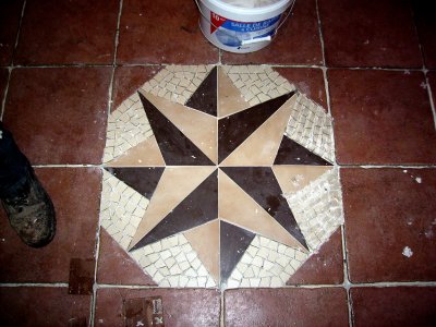Carrelage mosaique dessin