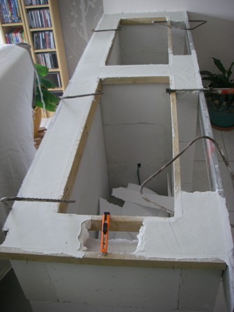 Plan de travail cuisine beton cellulaire