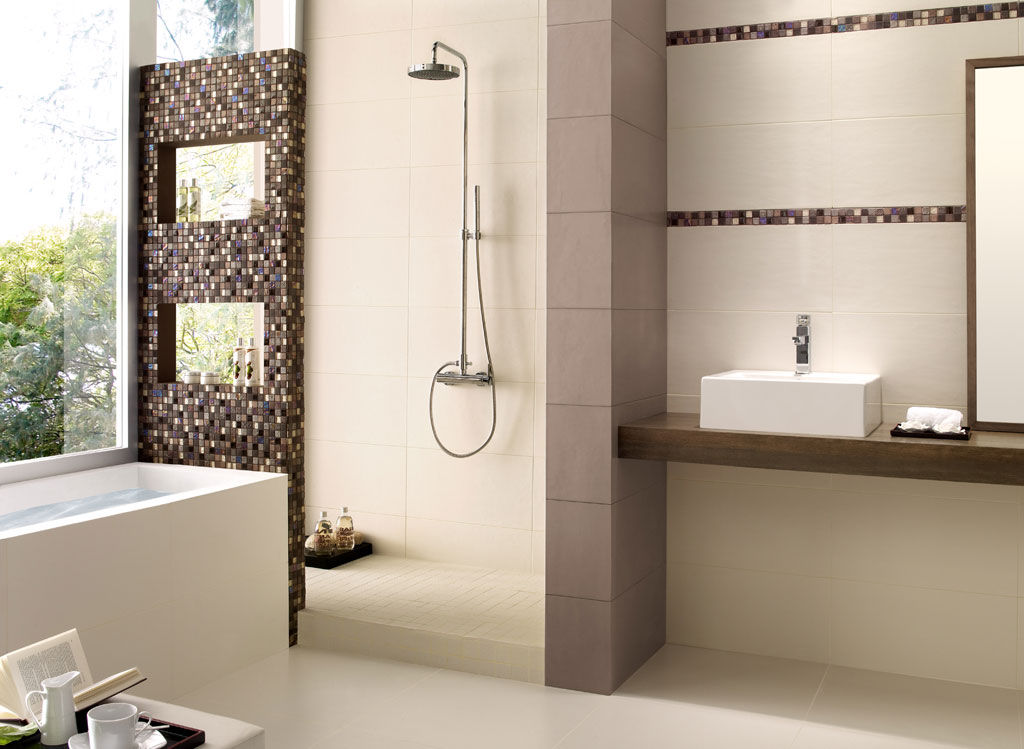 Carrelage salle de bain motif