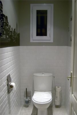 Carrelage metro wc