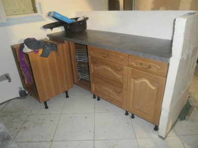 Meuble haut d'angle cuisine brico depot