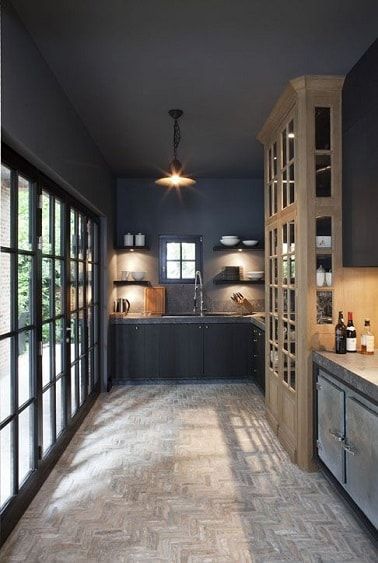 Decoration cuisine gris anthracite
