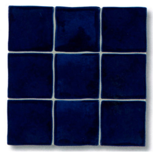 Carrelage mural bleu foncé