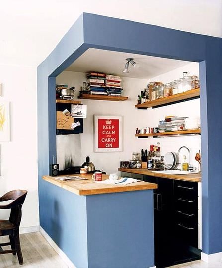 Plan d'aménagement pour une petite cuisine