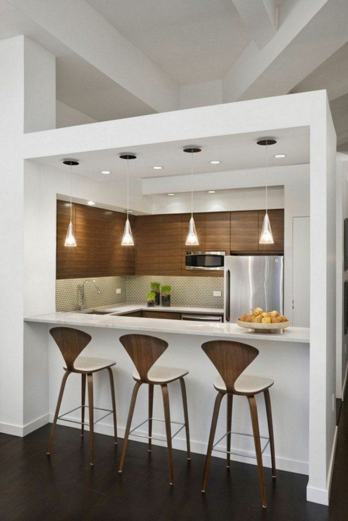 Plan cuisine ouverte moderne