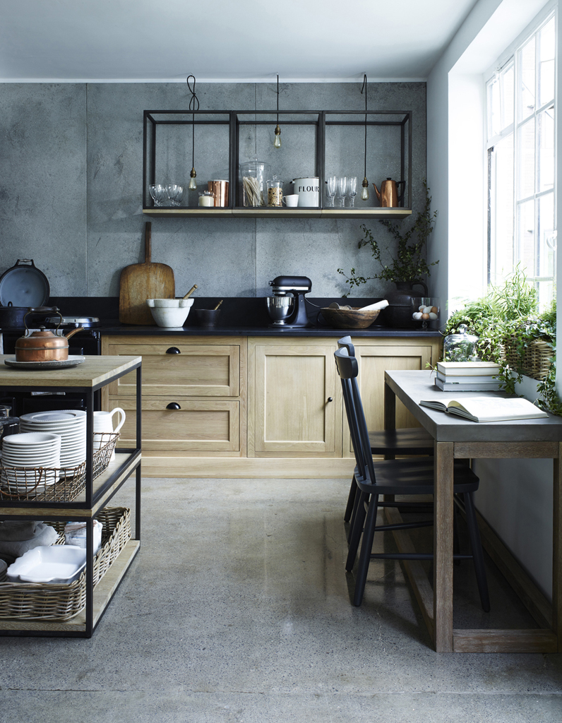 Deco cuisine campagne industriel