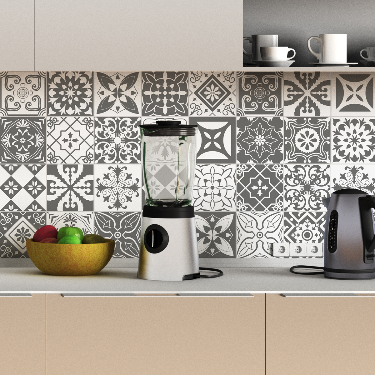 Pose carreaux de ciment sur ancien carrelage