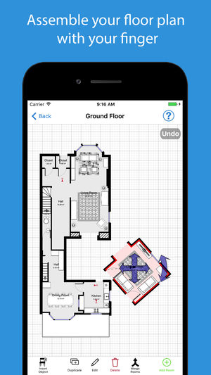 Plan cuisine 3d pour ipad