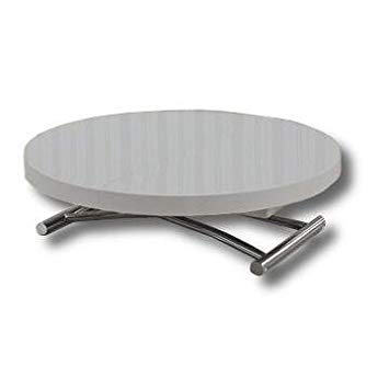 Table basse ronde relevable