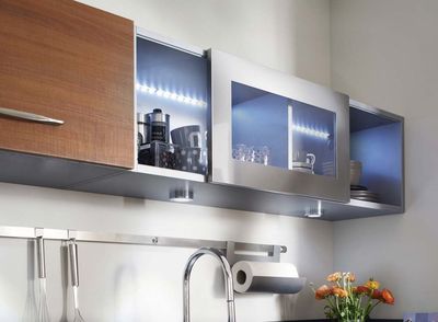 Meuble cuisine meubles haut cuisine verre