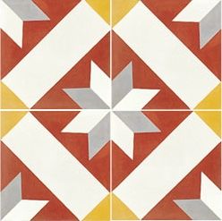 Carrelage carreau de ciment geometrique