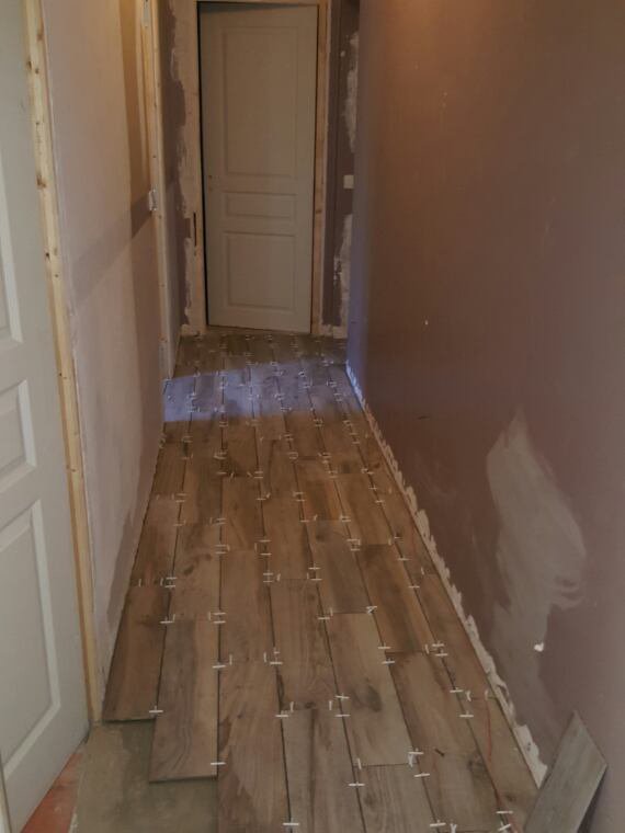 Carrelage couloir